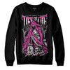 Pink Sneakers DopeSkill Sweatshirt Life or Die Graphic Streetwear - Black