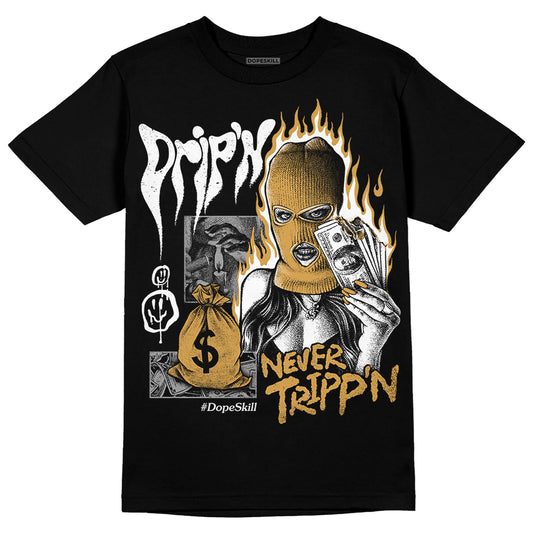 Jordan 11 "Gratitude" DopeSkill T-Shirt Drip'n Never Tripp'n Graphic Streetwear - Black