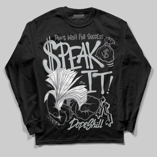 Jordan 4 “Fear” DopeSkill Long Sleeve T-Shirt Speak It Graphic Streetwear - Black