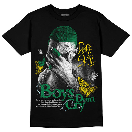 Jordan 5 “Lucky Green” DopeSkill T-Shirt Boys Don't Cry Graphic Streetwear - Black