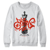 Jordan 6 Retro Toro Bravo DopeSkill Sweatshirt King Chess Graphic Streetwear - White