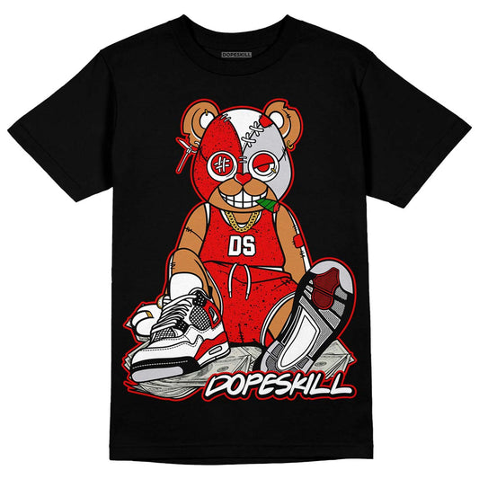 Jordan 4 Retro Red Cement DopeSkill T-Shirt Greatest Graphic Streetwear - Black