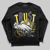 Wmns Air Jordan 11 Low 'Yellow Snakeskin' DopeSkill Long Sleeve T-Shirt Trust No One Graphic Streetwear - Black