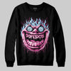 Pink Sneakers DopeSkill Sweatshirt Hellfire Graphic Streetwear - Black