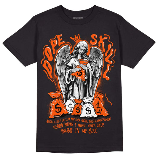 MSCHF Super Normal 2 Orange Milk DopeSkill T-Shirt Angels Graphic Streetwear - black