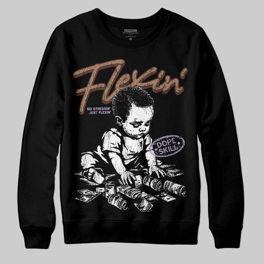 Harris Tweed x Wmns Dunk Low 'Sesame' DopeSkill Sweatshirt Flexin' Graphic Streetwear - Black