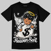 Jordan 3 Retro Pure Money DopeSkill T-Shirt Heaven Sent Graphic Streetwear - Black