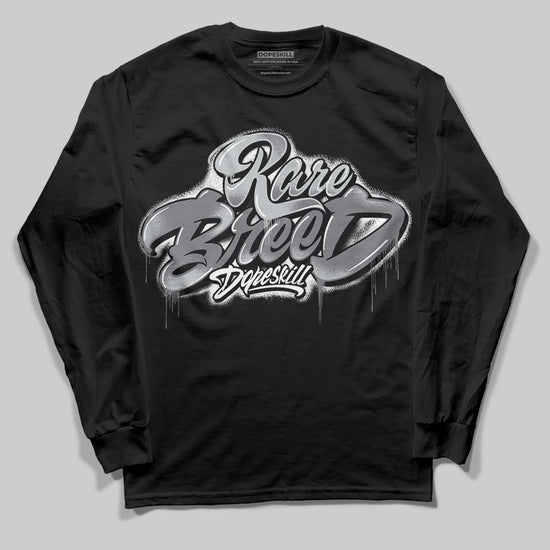 Jordan 4 “Fear” DopeSkill Long Sleeve T-Shirt Rare Breed Type Graphic Streetwear - Black