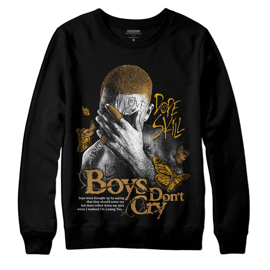 Jordan 13 Wheat 2023 DopeSkill Sweatshirt Boys Don't Cry Graphic Streetwear - Black