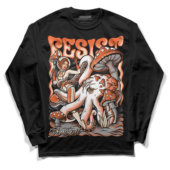 Jordan 3 Georgia Peach DopeSkill Long Sleeve T-Shirt Resist Graphic Streetwear - black