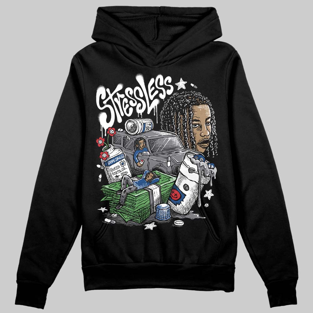 Jordan 9 Retro 'Flint Grey' 2026 DopeSkill Hoodie Sweatshirt Stressless Graphic Streetwear - Black