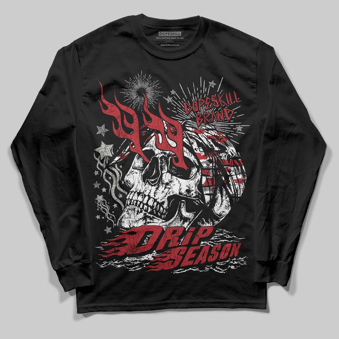 Jordan 8 Retro Bugs Bunny (2025) DopeSkill Long Sleeve T-Shirt Drip Season Graphic Streetwear - Black