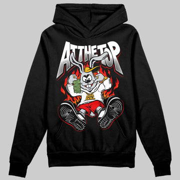 Black and White Sneakers DopeSkill Hoodie Sweatshirt At The Top Graphic Streetwear - Black