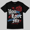 Jordan 11 Retro Cherry DopeSkill T-Shirt You’re Lost Without Me Graphic Streetwear - Black