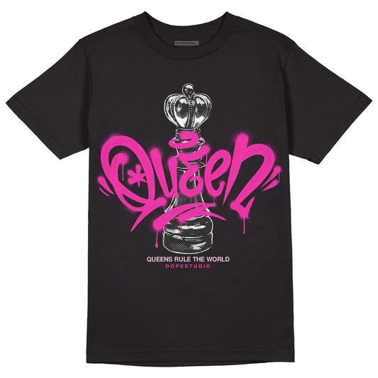 Dunk Low GS 'Triple Pink' DopeSkill T-Shirt Queen Chess Graphic Streetwear - Black