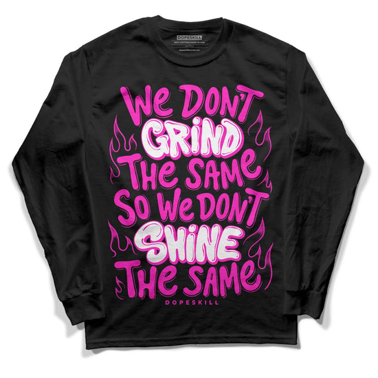 Dunk Low GS “Active Fuchsia” DopeSkill Long Sleeve T-Shirt Grind Shine Graphic Streetwear - Black