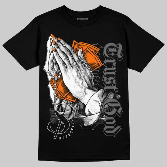 Jordan 3 Retro 'Fear Pack' DopeSkill T-Shirt Trust God Graphic Streetwear - Black