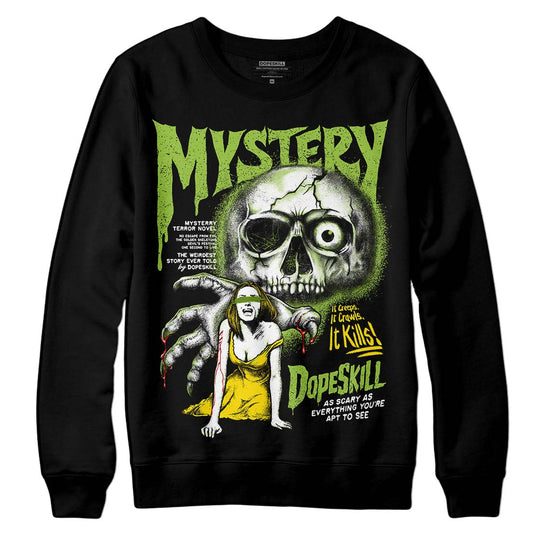 Dunk 'Chlorophyll' DopeSkill Sweatshirt  Mystery Ghostly Grasp Graphic Streetwear - Black