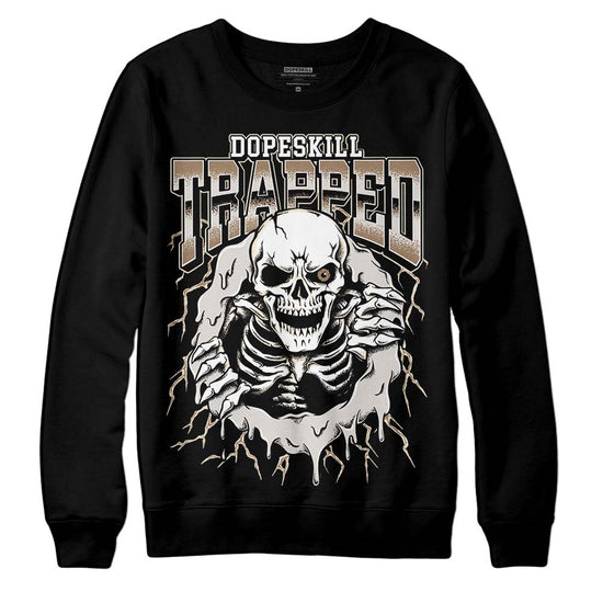 Jordan 5 SE “Sail” DopeSkill Sweatshirt Trapped Halloween Graphic Streetwear - Black