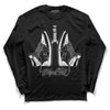 Jordan 1 High OG “Black/White” DopeSkill Long Sleeve T-Shirt Breathe Graphic Streetwear - Black