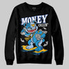 Royal Blue Sneakers DopeSkill Sweatshirt Money Callin' Graphic Streetwear - Black