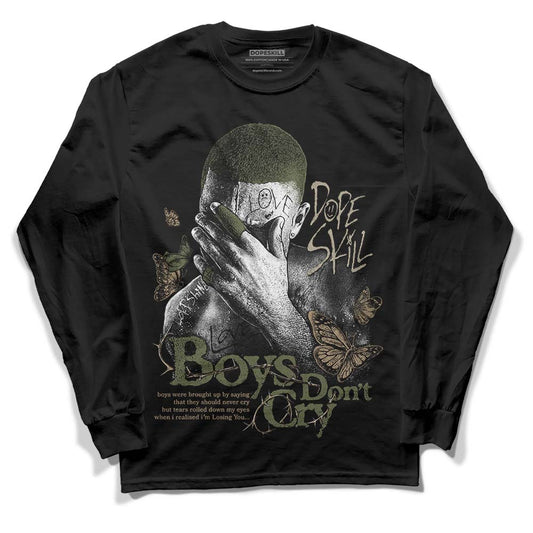 Air Max 90 Ballistic Neutral Olive DopeSkill Long Sleeve T-Shirt Boys Don't Cry Graphic Streetwear - Black