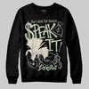 Jordan 4 WMNS “Seafoam” (2025) DopeSkill Sweatshirt Speak It Graphic Streetwear - Black