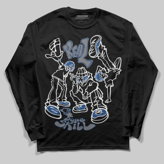 Jordan 9 Retro 'Flint Grey' 2026 DopeSkill Long Sleeve T-Shirt Real Y2K Players Graphic Streetwear - Black