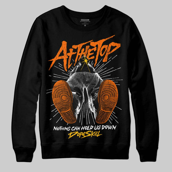 Orange Sneakers DopeSkill Sweatshirt Nothing Can Hold US Down Graphic Streetwear - Black