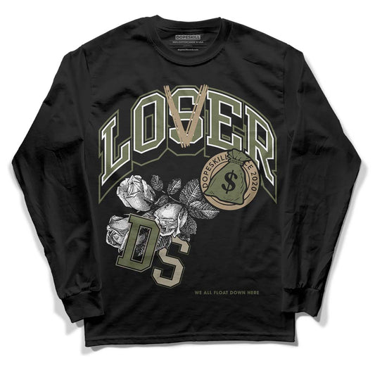 Air Max 90 Ballistic Neutral Olive DopeSkill Long Sleeve T-Shirt Loser Lover Graphic Streetwear - Black