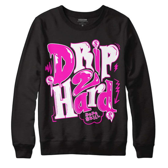 Dunk Low GS “Active Fuchsia” DopeSkill Sweatshirt Drip Too Hard Graphic Streetwear - Black