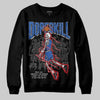 Awake NY x Jordan 5 Retro 'Black Racer Blue' DopeSkill Sweatshirt Thunder Dunk Graphic Streetwear - Black