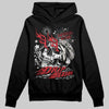 Jordan 4 “Flight Club” DopeSkill Hoodie Sweatshirt Drip Season Graphic Streetwear - Black