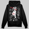 Jordan 4 “Black Cat” (2025) DopeSkill Hoodie Sweatshirt Built Different Graphic Streetwear - black