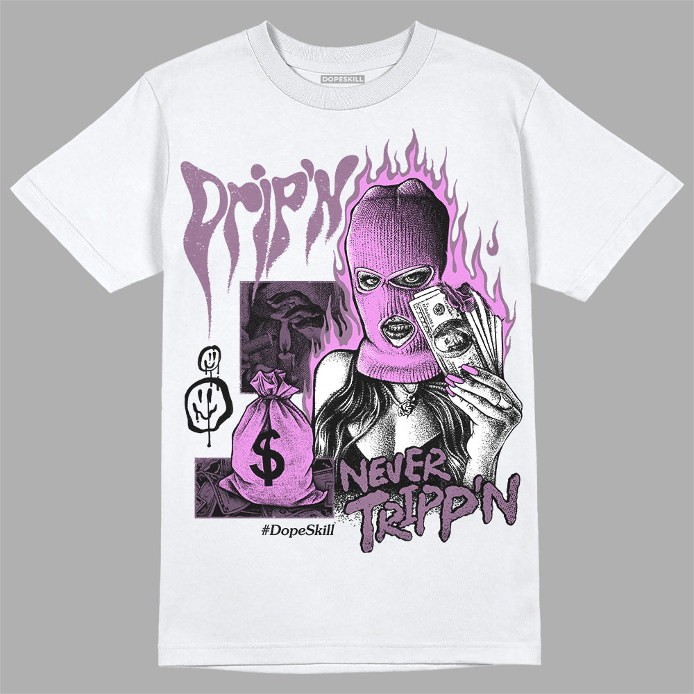 Jordan 14 “Laney” DopeSkill T-Shirt Drip'n Never Tripp'n Graphic Streetwear - White