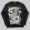 Jordan 5 Retro Reverse Metallic DopeSkill Long Sleeve T-Shirt Stay It Busy Graphic Streetwear - Black