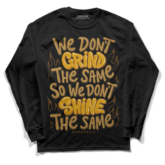 Jordan 13 Wheat 2023 DopeSkill Long Sleeve T-Shirt Grind Shine Graphic Streetwear - Black