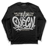 Jordan 3 “Off Noir” DopeSkill Long Sleeve T-Shirt Queen Graphic Streetwear - Black