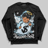 Vans Knu Stack Vintage Satin Dream Blue DopeSkill Long Sleeve T-Shirt Heaven Sent Graphic Streetwear - Black