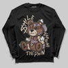 Harris Tweed x Wmns Dunk Low 'Sesame' DopeSkill Long Sleeve T-Shirt Smile Through The Pain Graphic Streetwear - Black