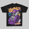Purple Oversize Print Grind Pray DopeSkill Graphic Premium T-shirt Streetwear - Black