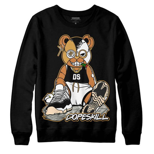 Jordan 11 "Gratitude" DopeSkill Sweatshirt Greatest Graphic Streetwear - Black