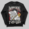 Jordan 4 “Flight Club” DopeSkill Long Sleeve T-Shirt Sorry I've Been Trappin Graphic Streetwear - Black