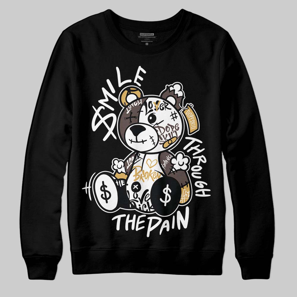 Adidas Samba OG C ‘Black Gum’ DopeSkill Sweatshirt Smile Through The Pain Graphic Streetwear - black