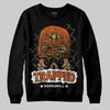 Orange, Black and White Sneakers DopeSkill Sweatshirt New Trapped Graphic Streetwear - Black