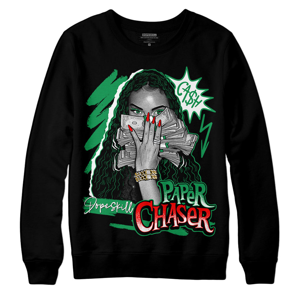 Jordan 6 Rings "Lucky Green"  DopeSkill Sweatshirt NPC Graphic Streetwear - Black 