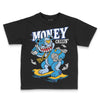 Royal Blue Sneakers DopeSkill Toddler Kids T-shirt Money Callin' Graphic Streetwear - Black