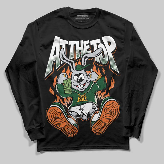 SoleFly x Air Jordan 3 “Fruits Of Our Labor” DopeSkill Long Sleeve T-Shirt At The Top Graphic Streetwear - Black