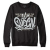 Jordan 1 Retro Low OG Black Cement DopeSkill Sweatshirt Queen Graphic Streetwear - Black