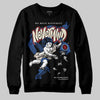 Jordan 1 Low Travis Scott x Fragment DopeSkill Sweatshirt Nevermind Graphic Streetwear - Black